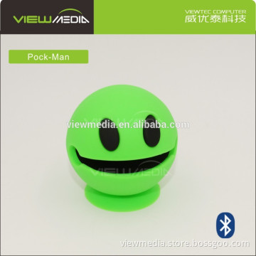Viewmedia factory mic promotional gift Bluetooth speaker 3w Pock-Man